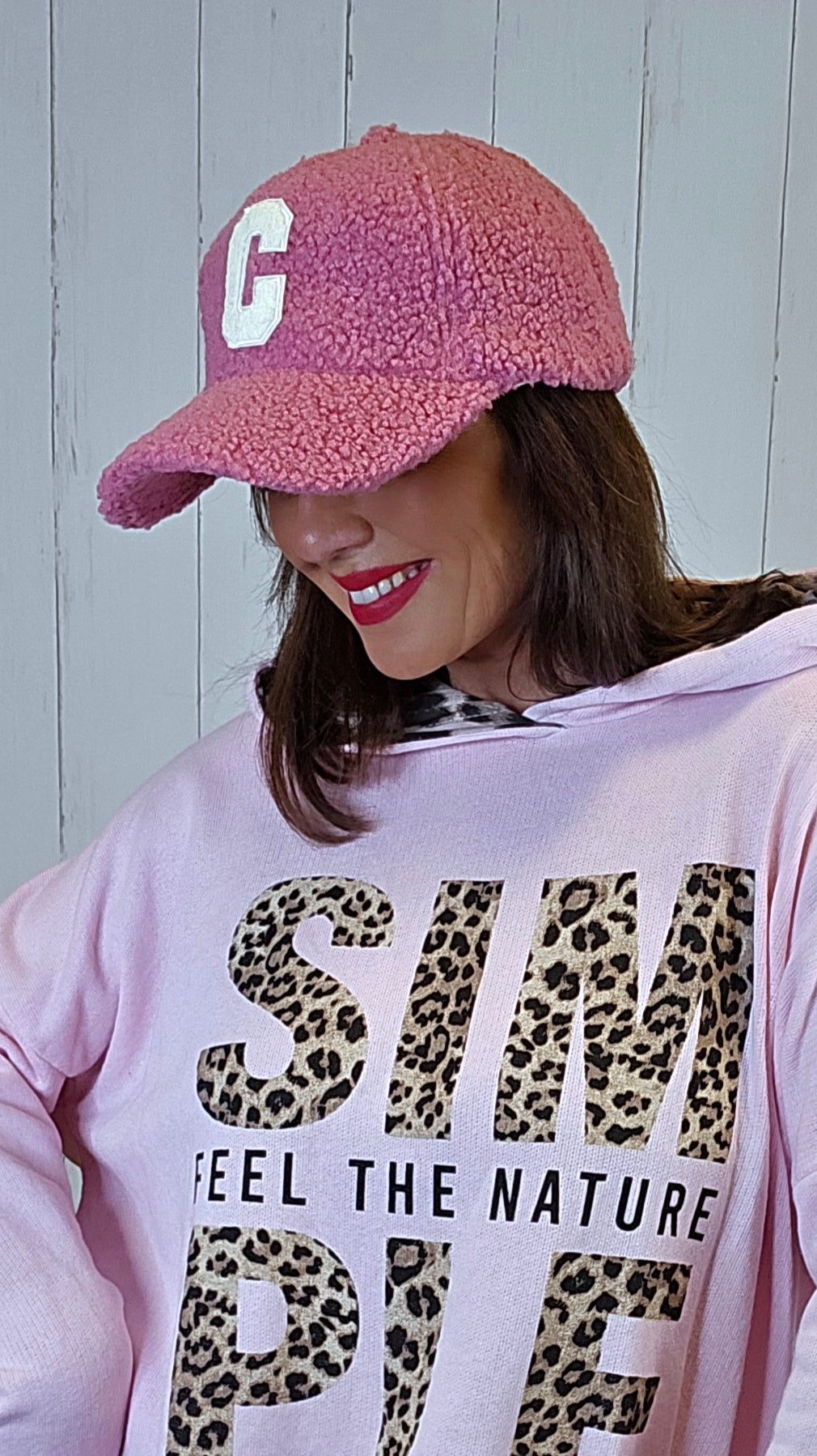 Ronja teddy caps rosa