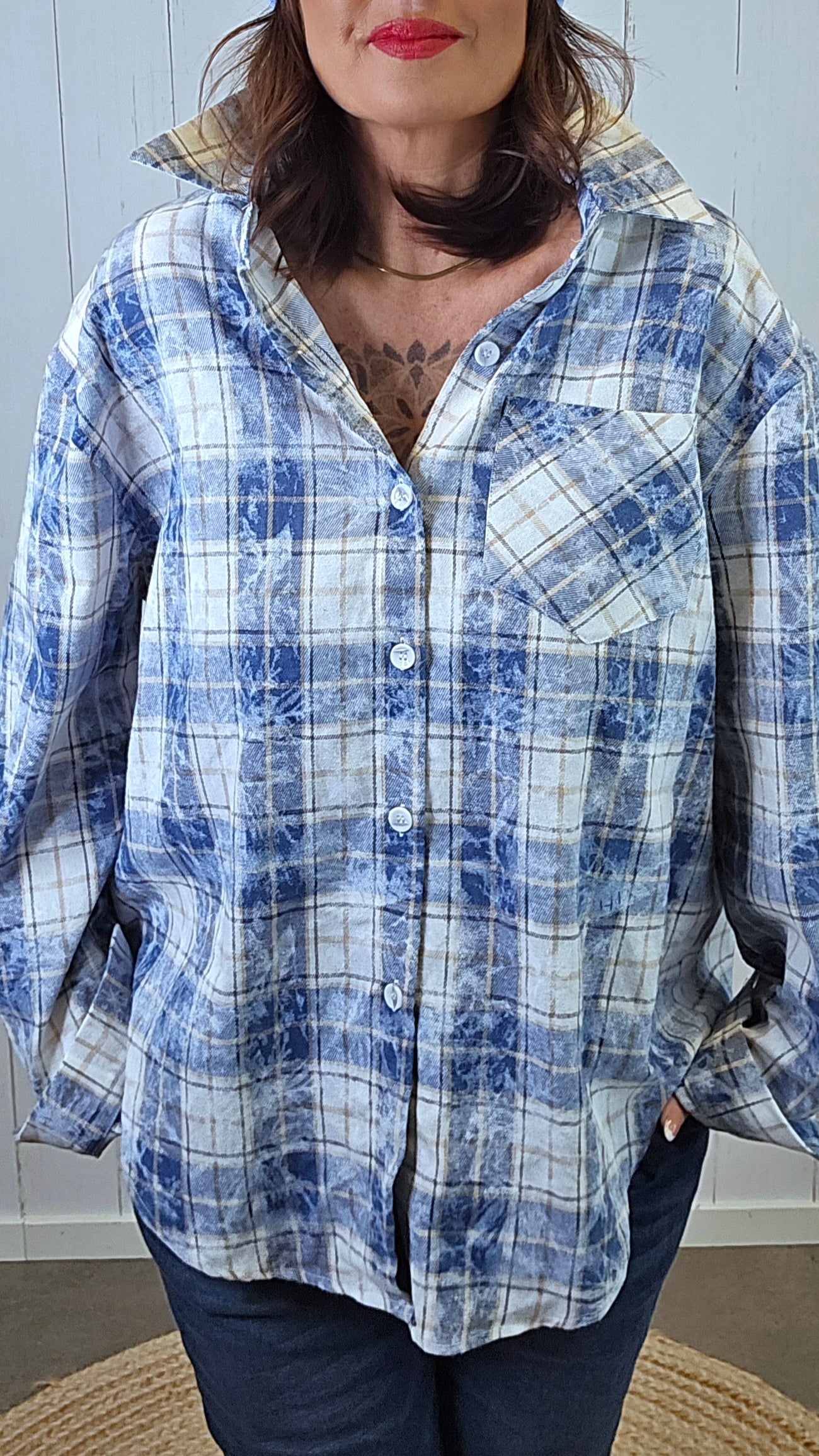 Stella Rute Skjorte blå