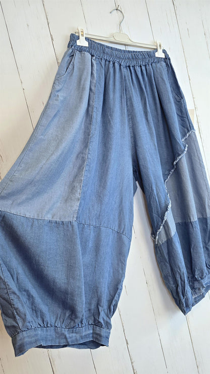 Molly bukse denim blå