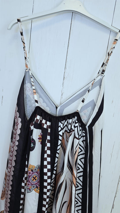 Kimberly kjole med print
