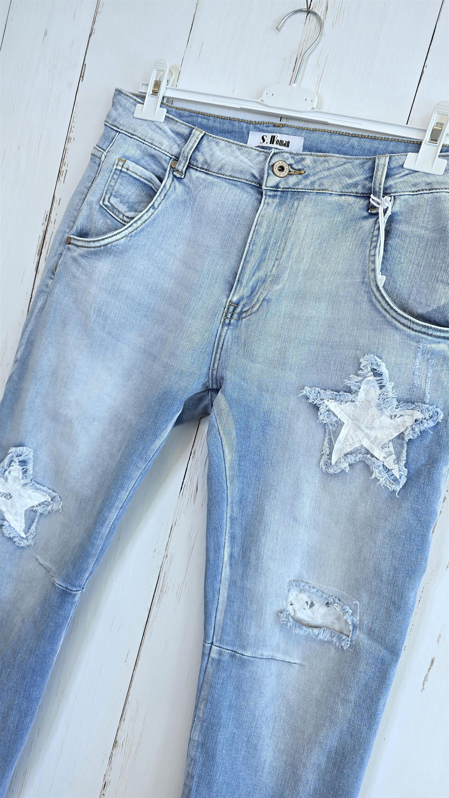 Alma Jeans med patch