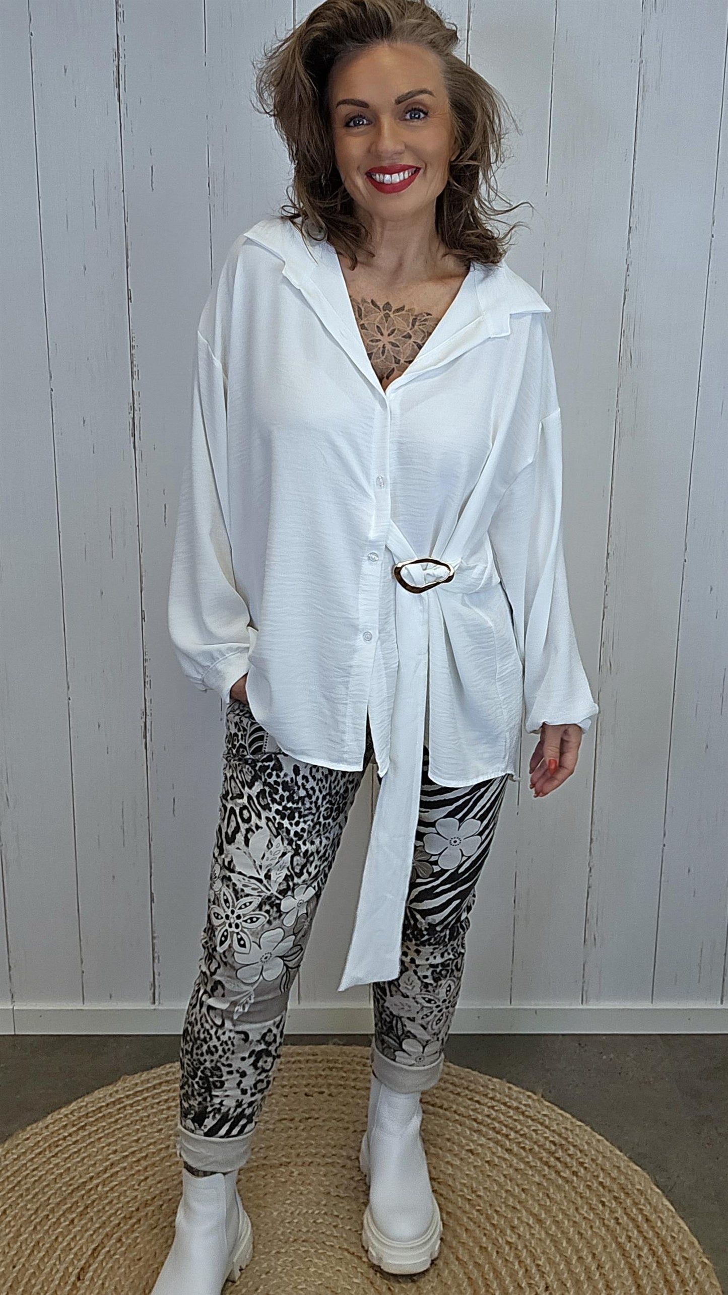 Luzzy skjorte offwhite