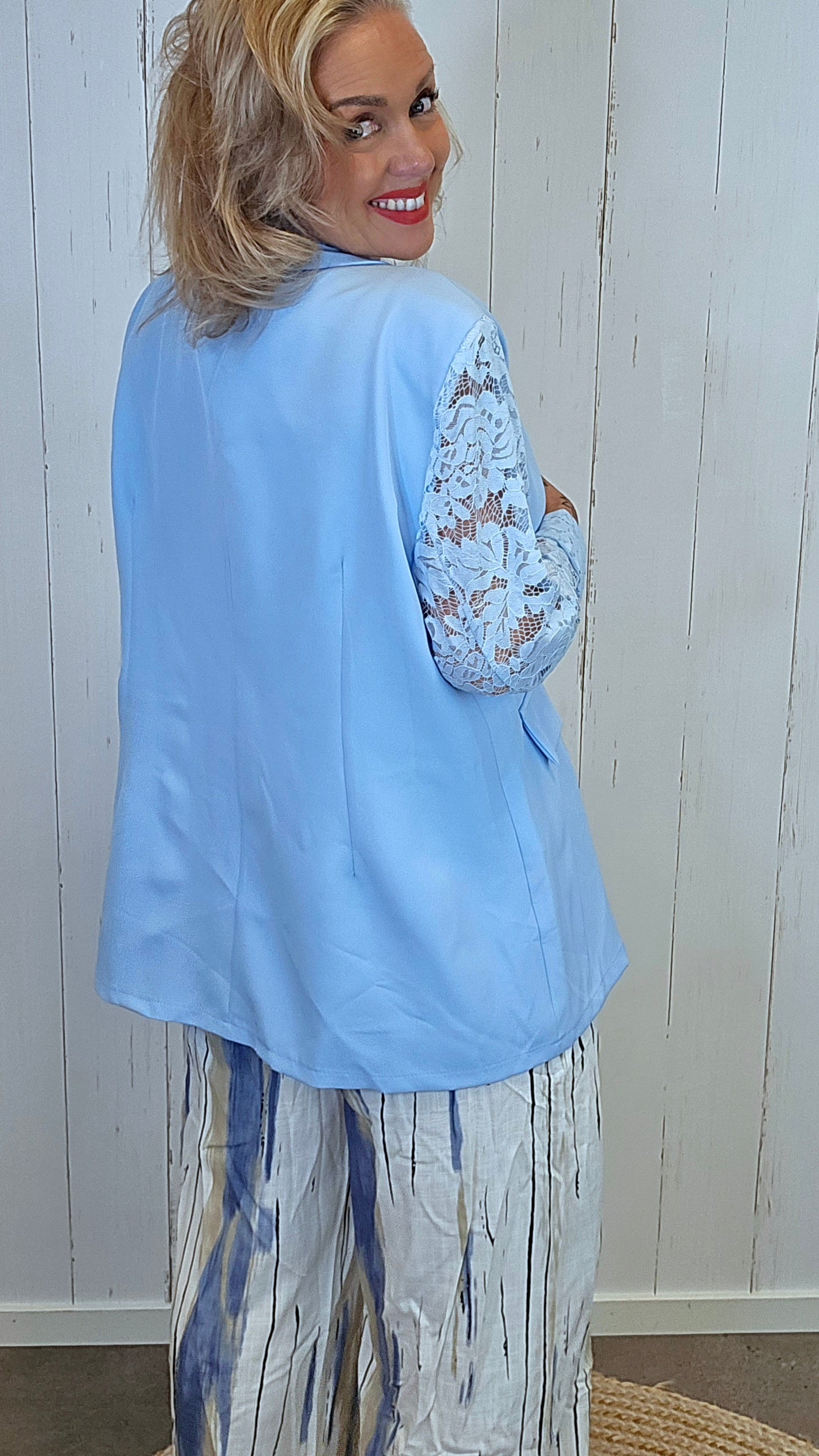 Tonje blazer blå