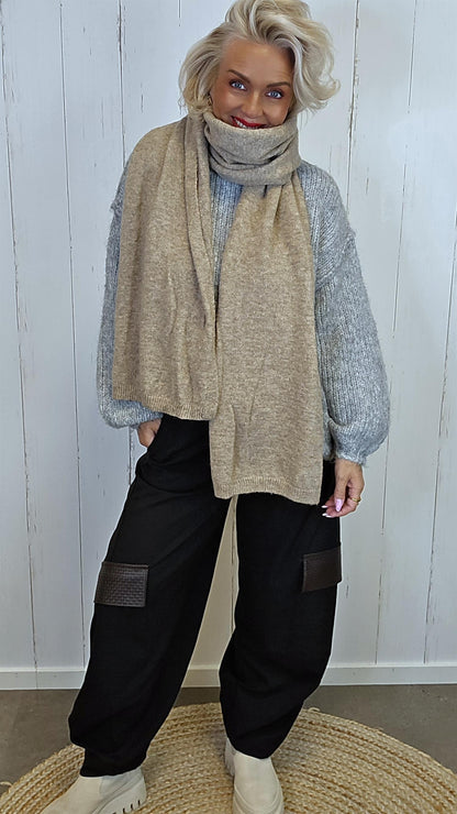 Zara skjerf camel