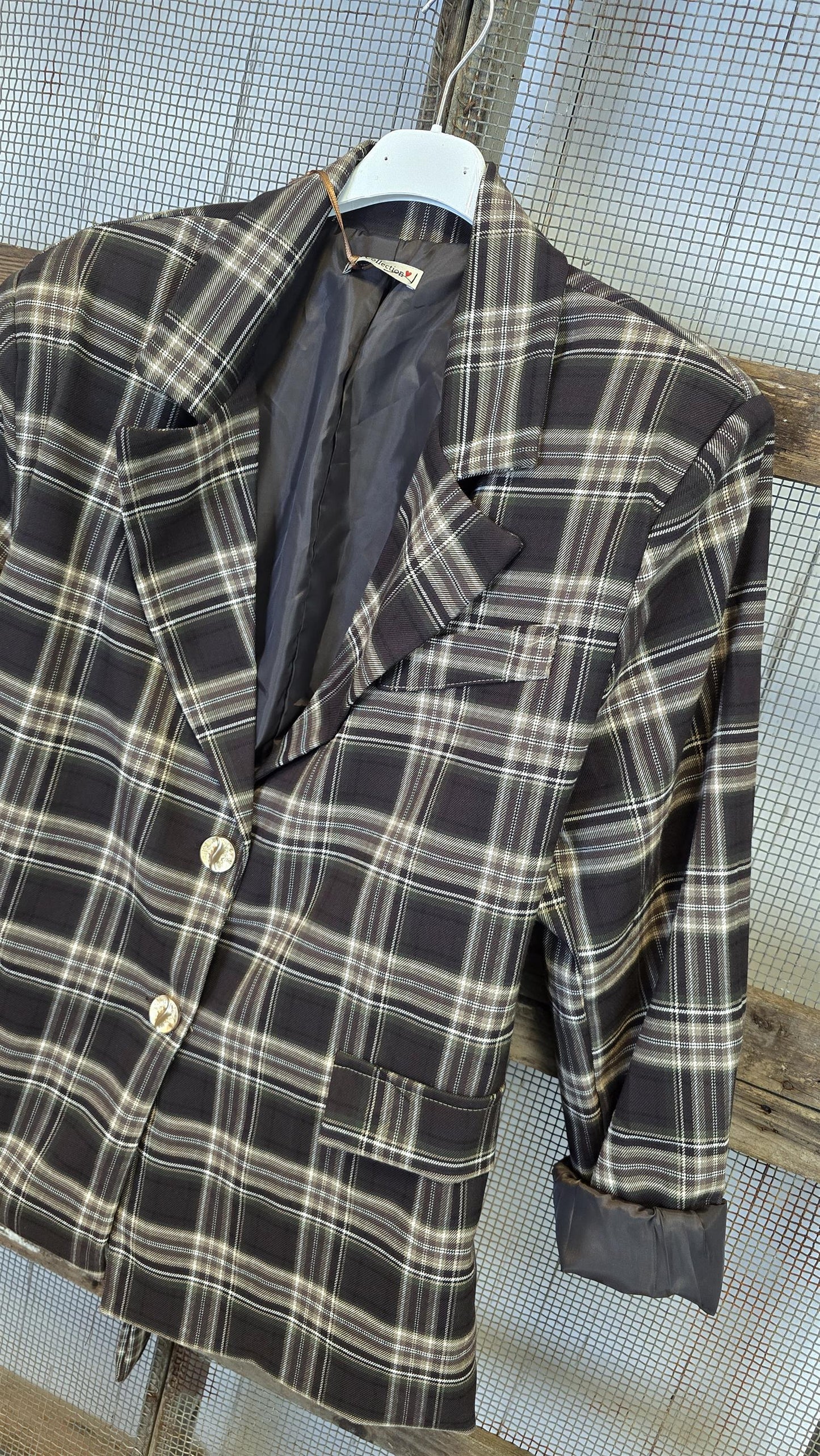 Tindra blazer brun