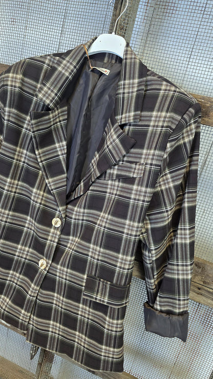 Tindra blazer brun