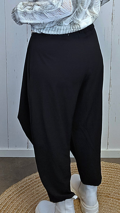 Sofie wrap bukse svart