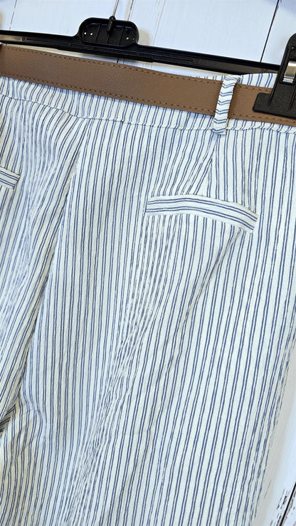 Siri stripete bukse blå/hvit