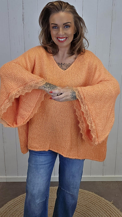 Fiona genser orange