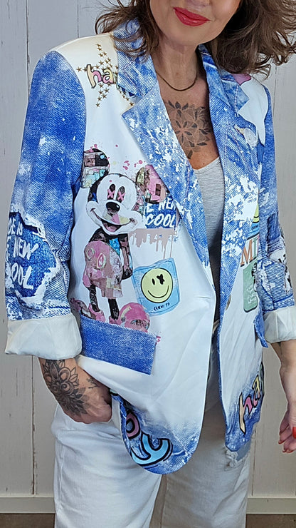 Klara Mickey Mouse blazer