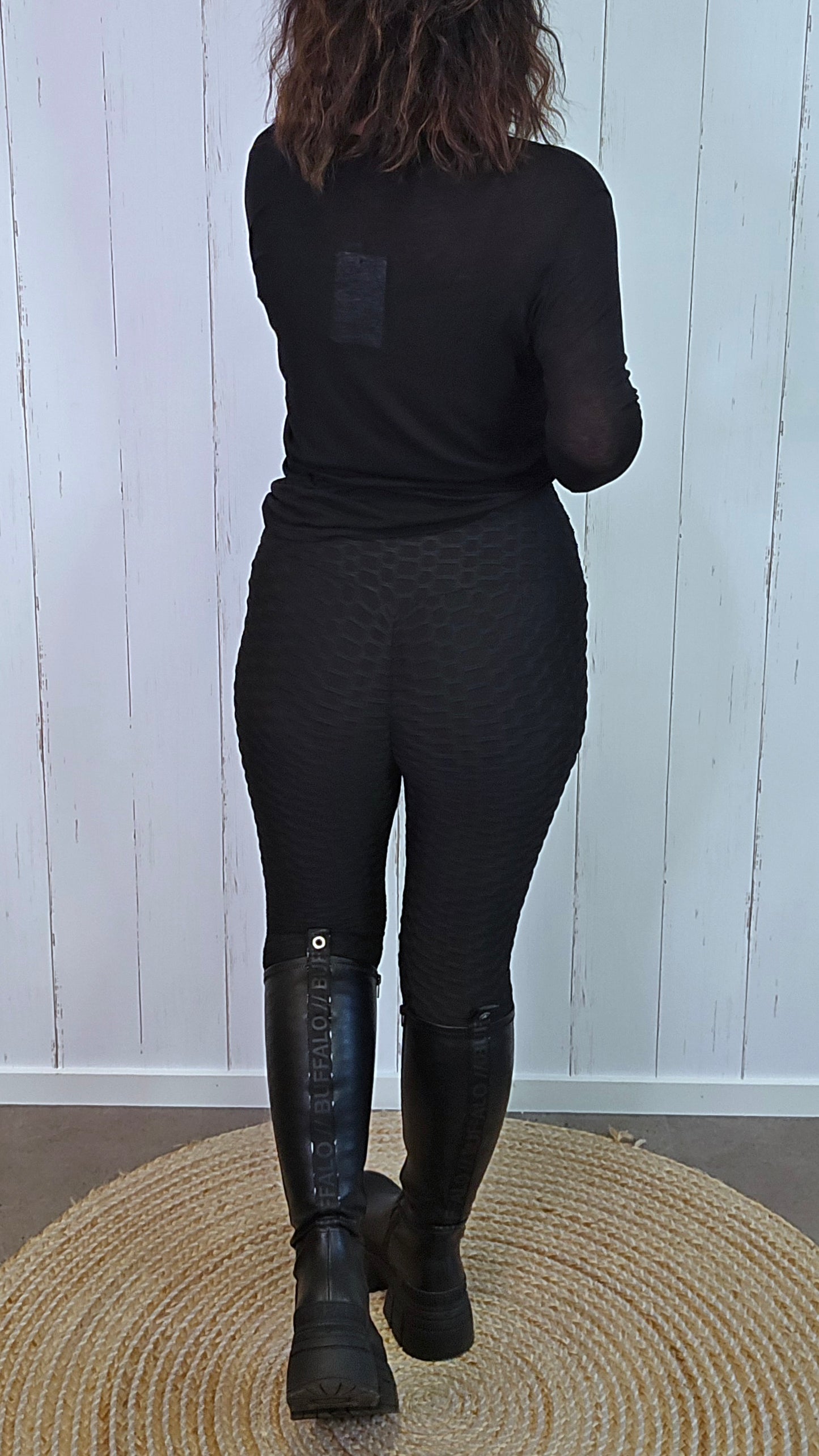 Anti cellulite leggings svart