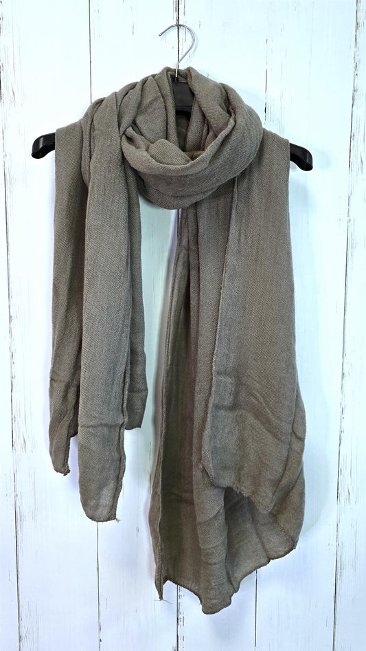 Lina skjerf taupe