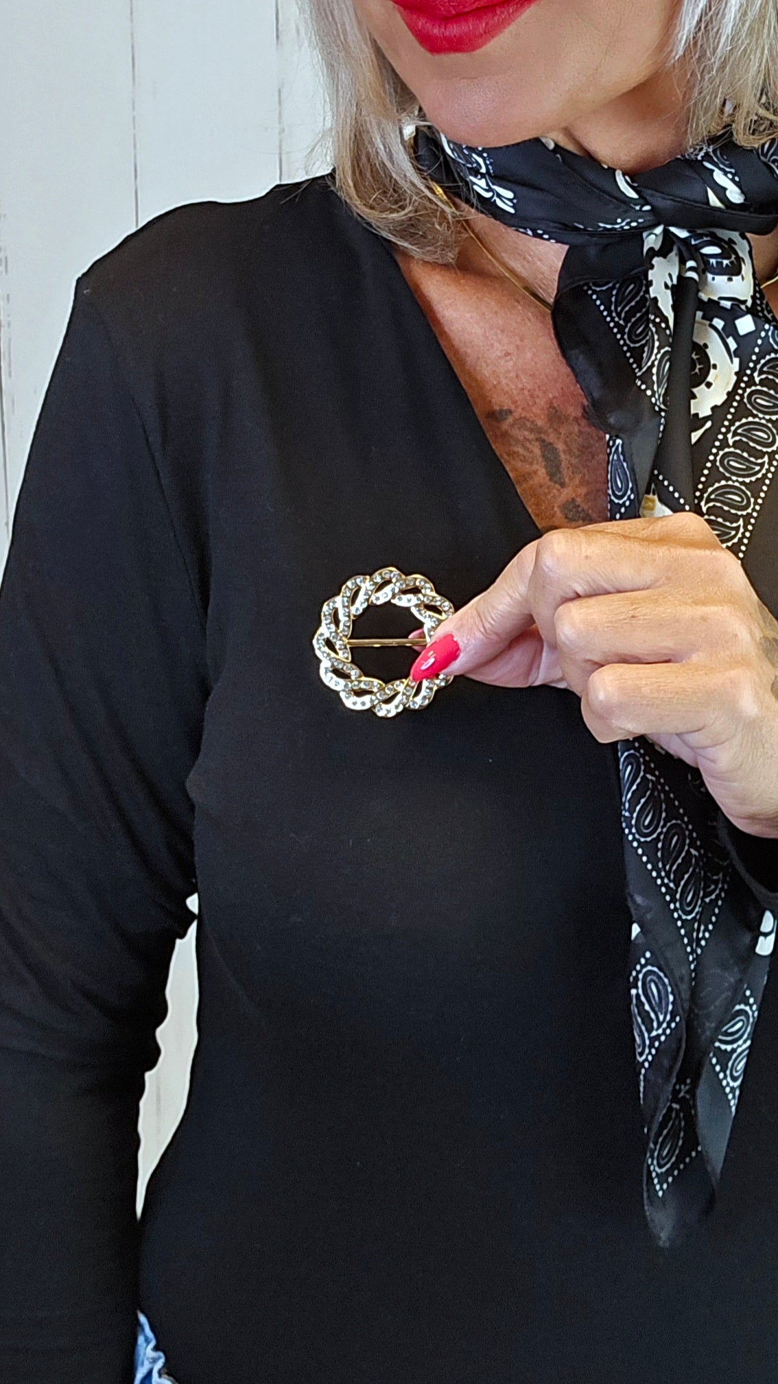 Sally skjerf smykke