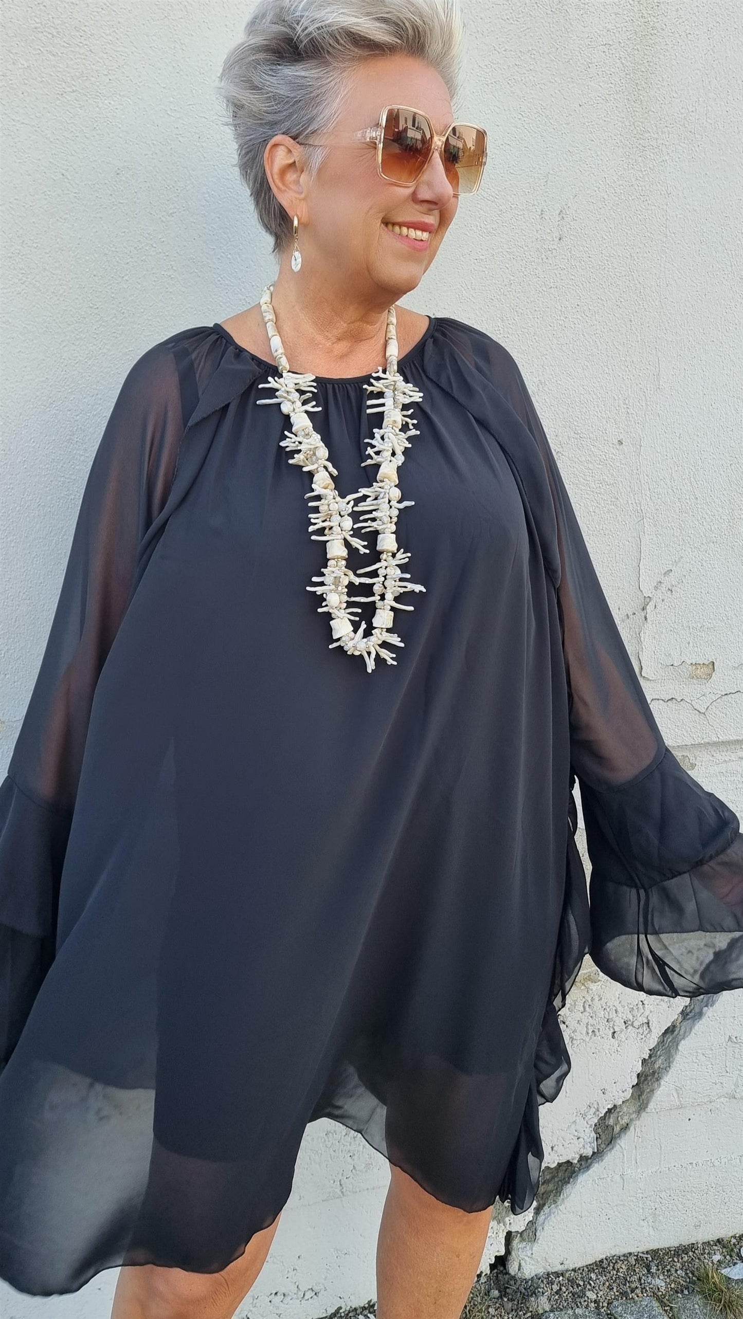 Gloria halskjede beige