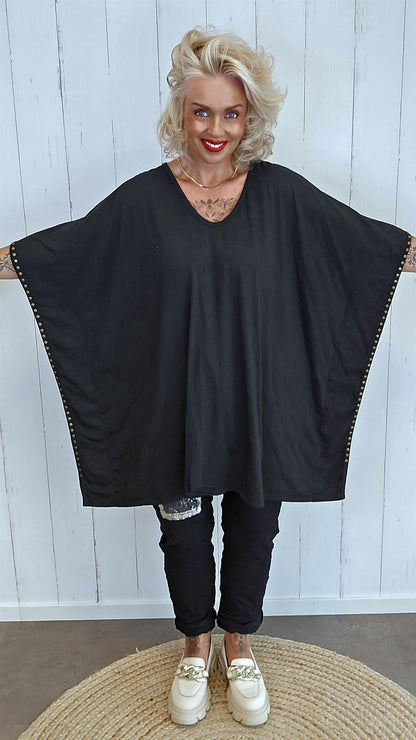 Dakota oversized topp svart