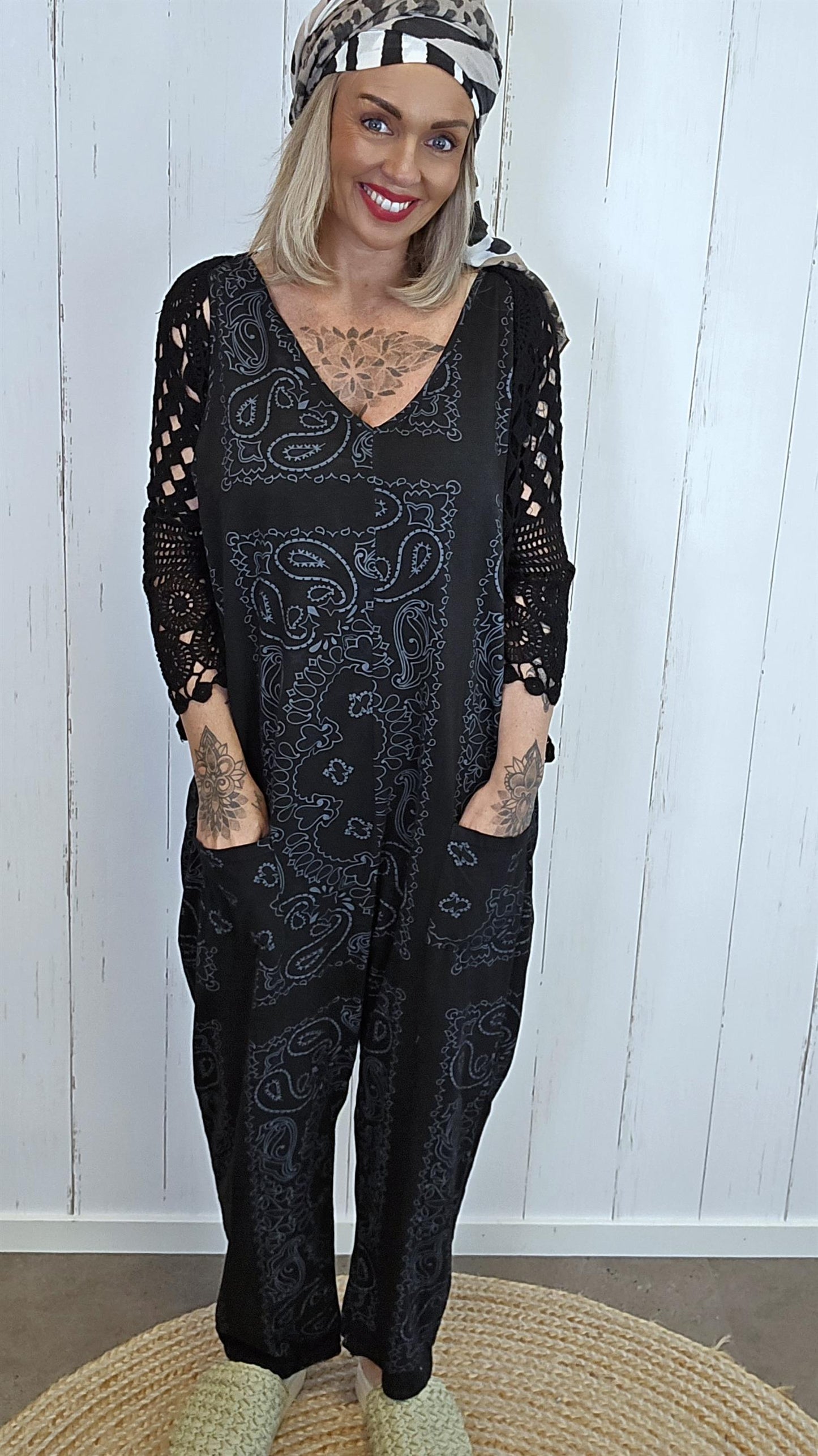 Frida jumpsuit svart