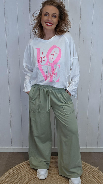 Fenna bukse salviegrønn