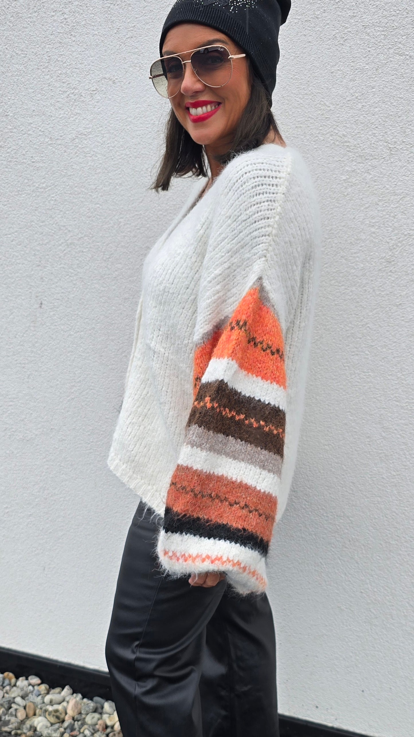 Paula strikket kardigan off white