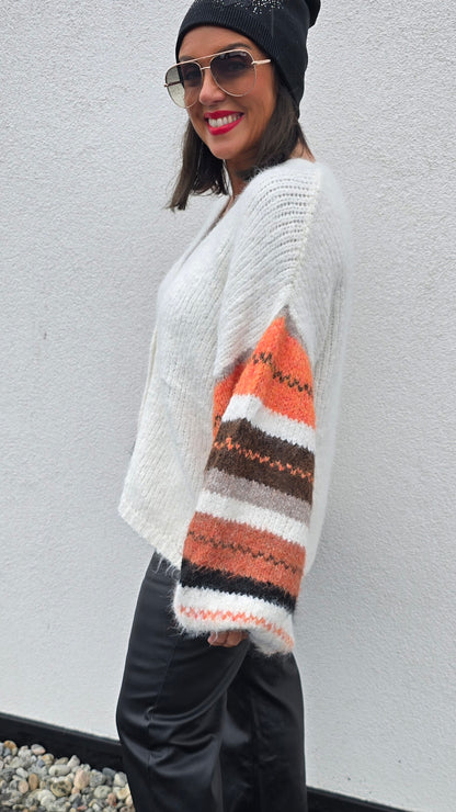 Paula strikket kardigan off white