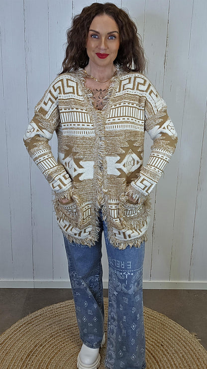 Serena Strikket Cardigan