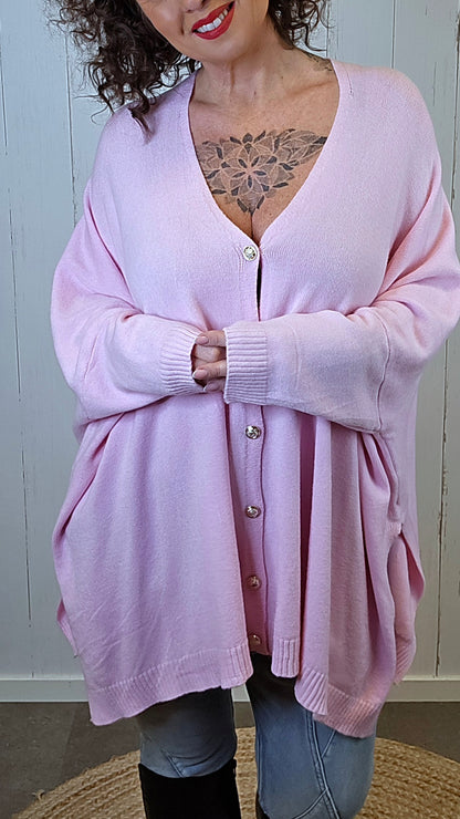 Enya cardigan lys rosa