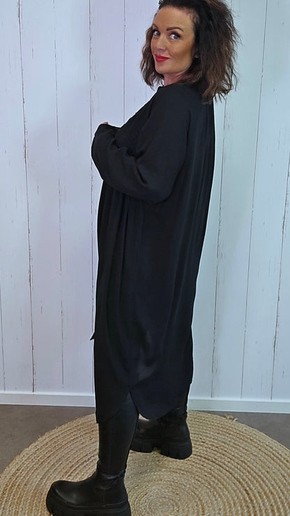 Peggy skjorte kjole svart