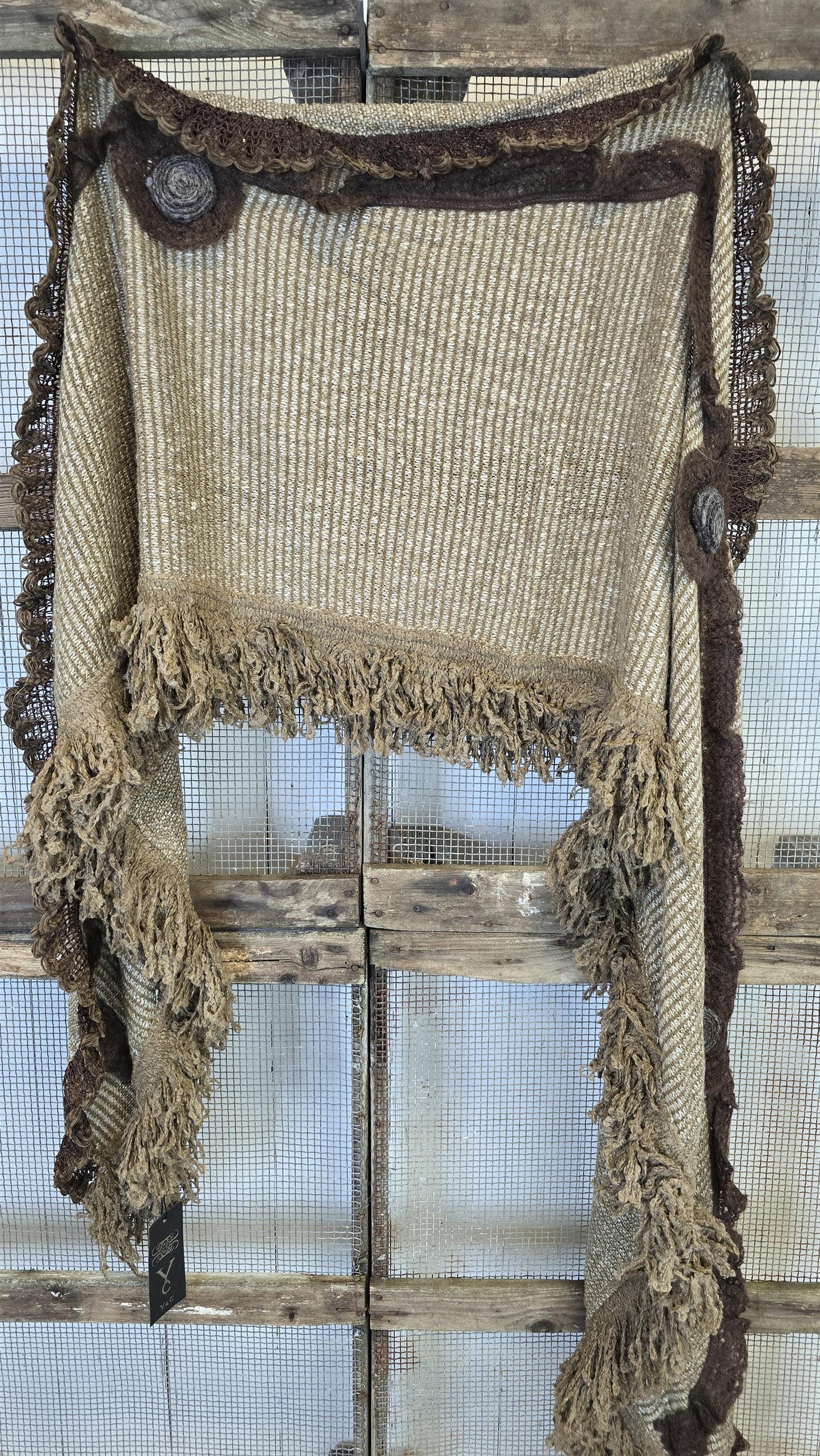 Esperanza skjerf taupe
