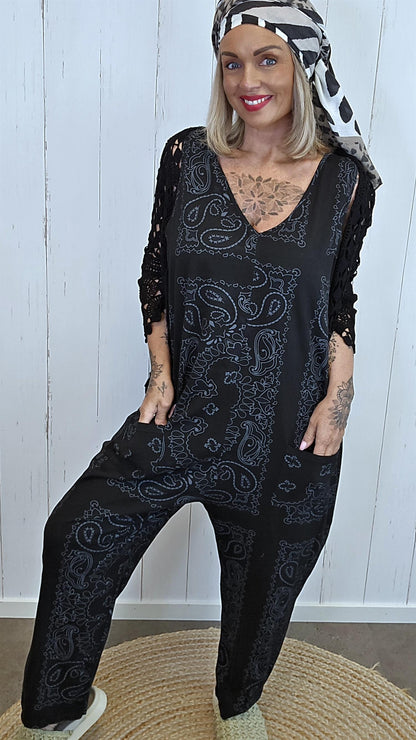 Frida jumpsuit svart