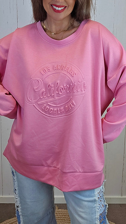 Bodil collegegenser rosa