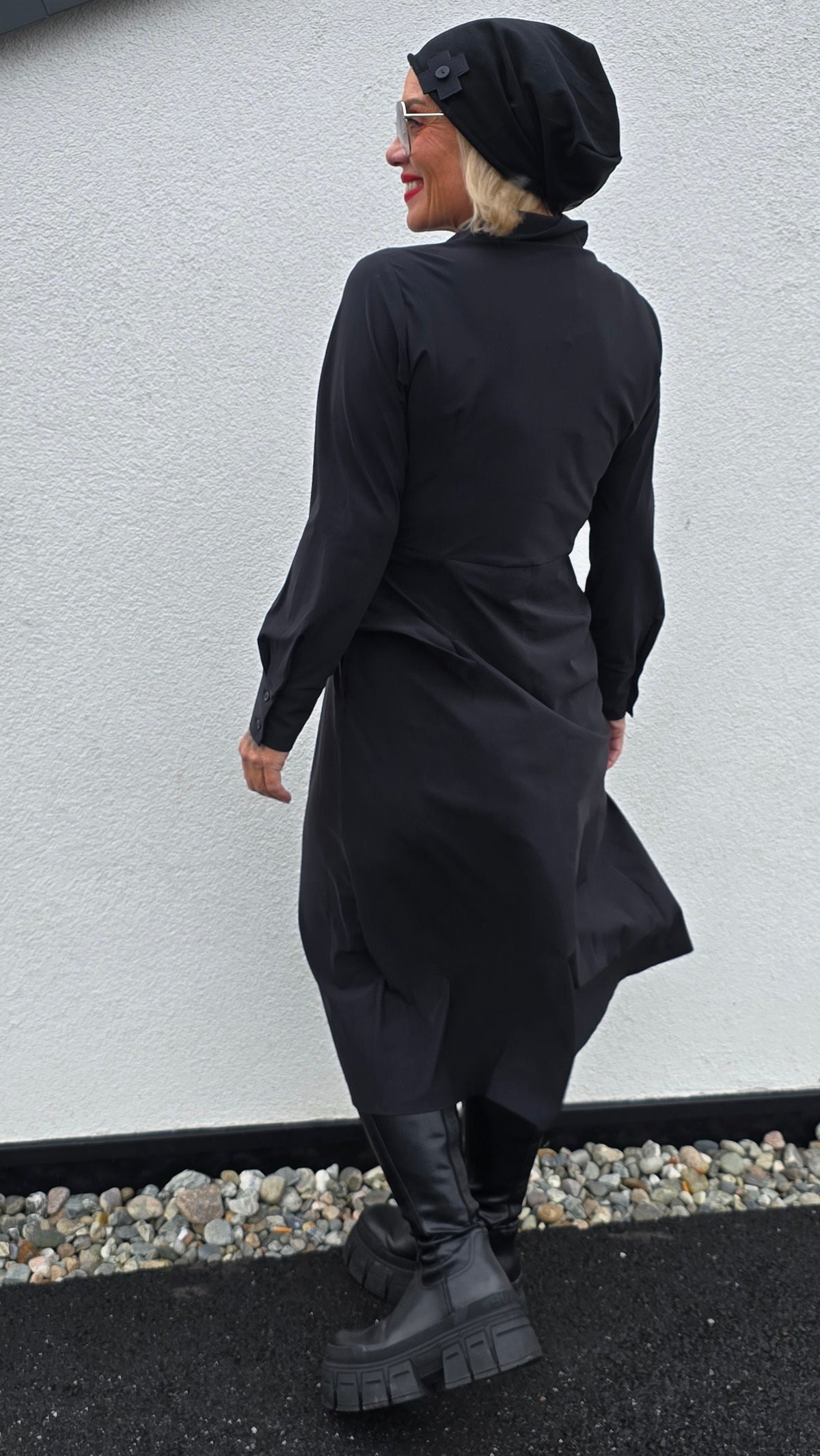 Trydi kjole technical jersey svart