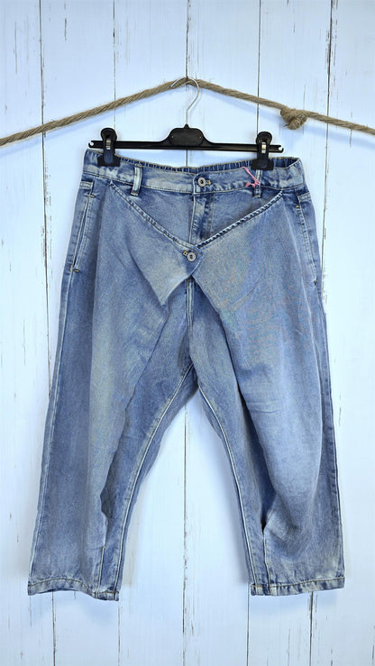 Idun Wrap jeans lyseblå