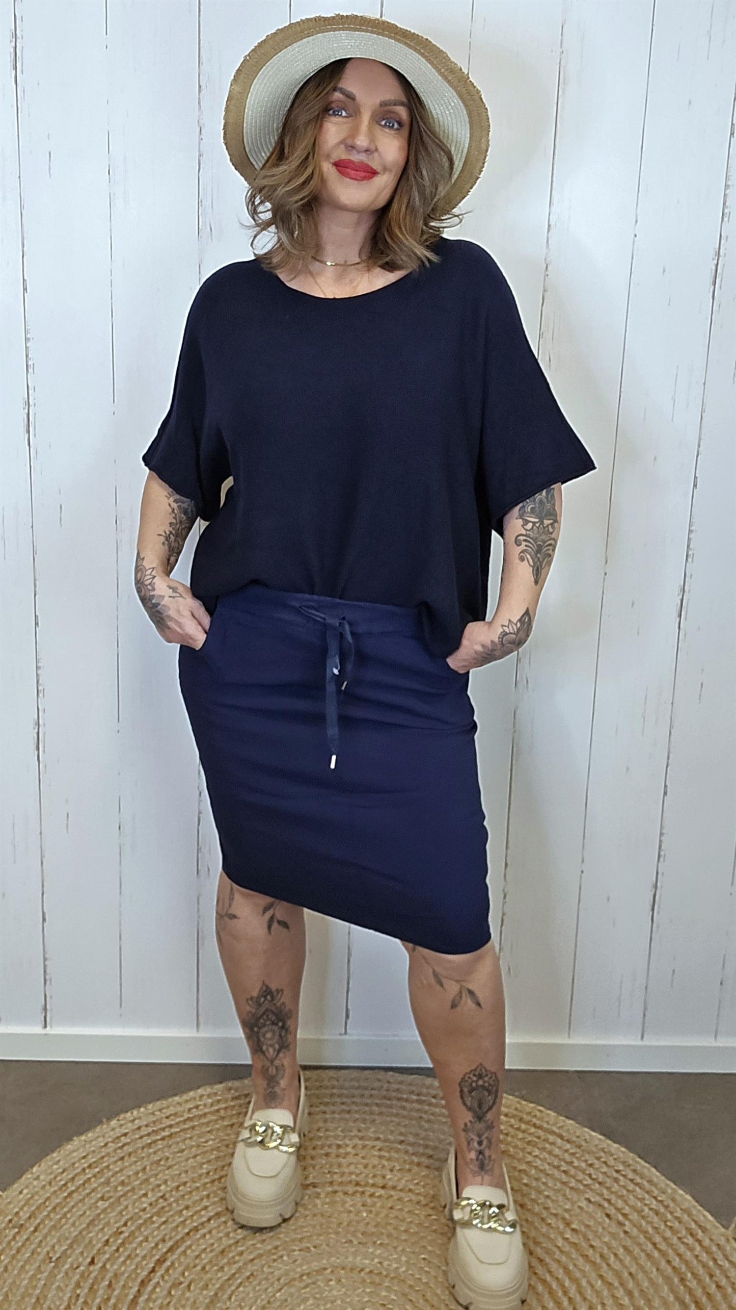 Liva skjørt navy