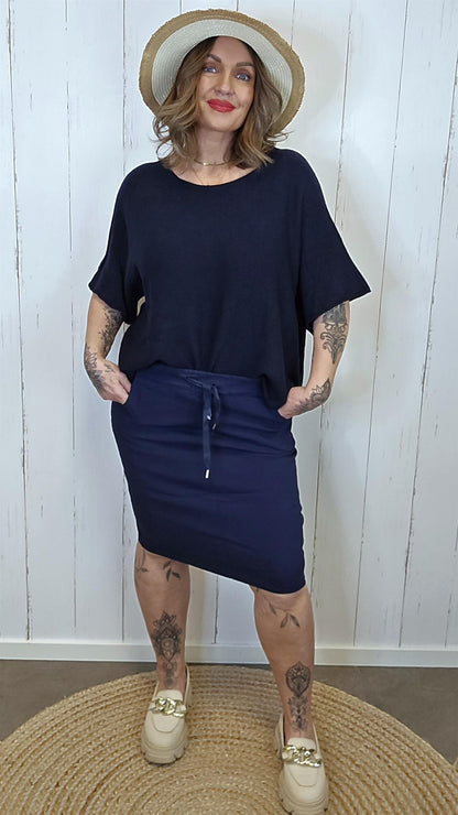 Liva skjørt navy