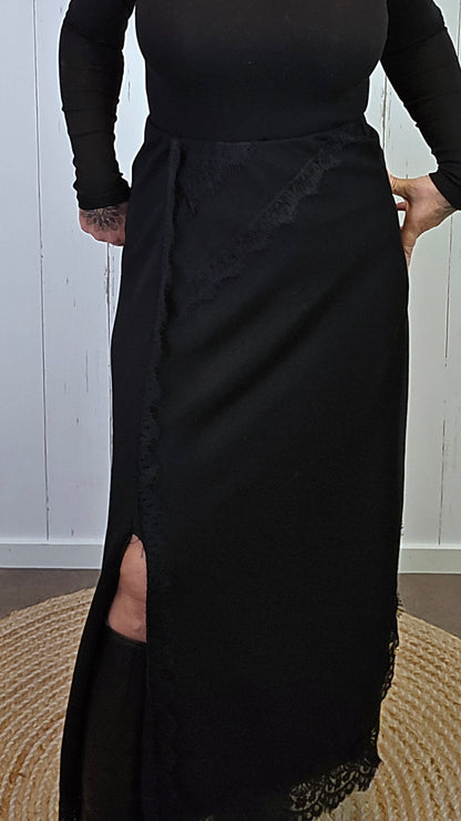 Lina Blondeskjørt Sort