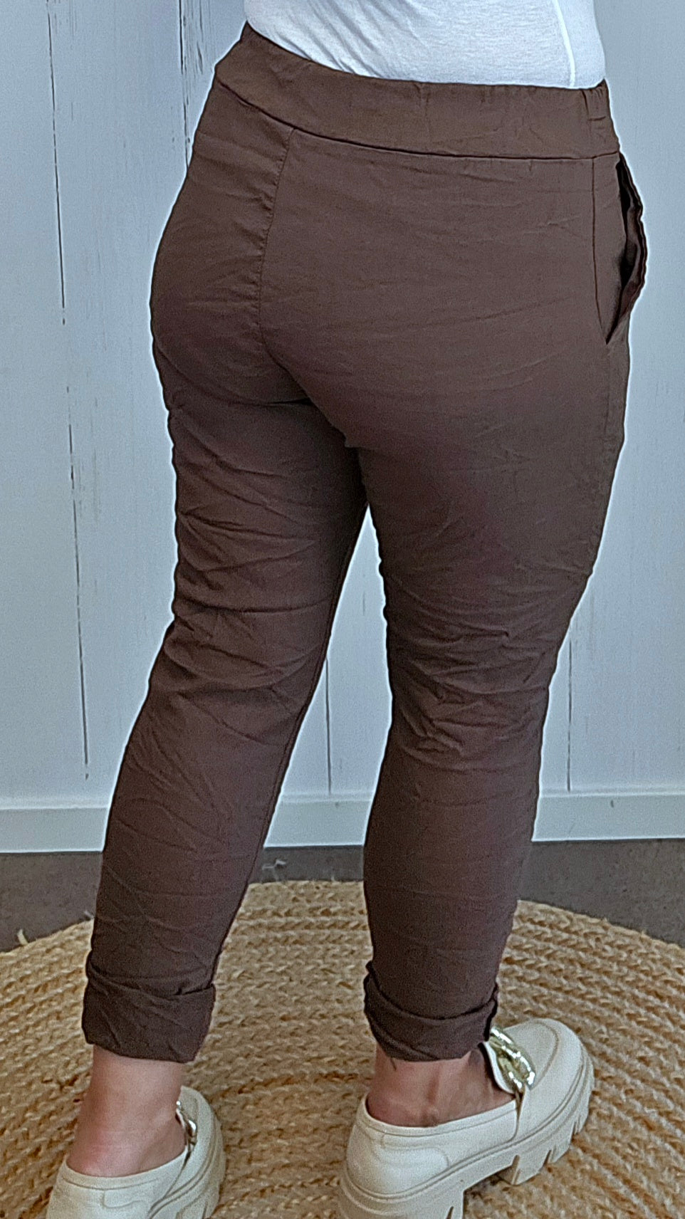Evelina bukse brun