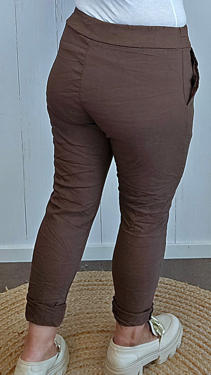 Evelina bukse brun