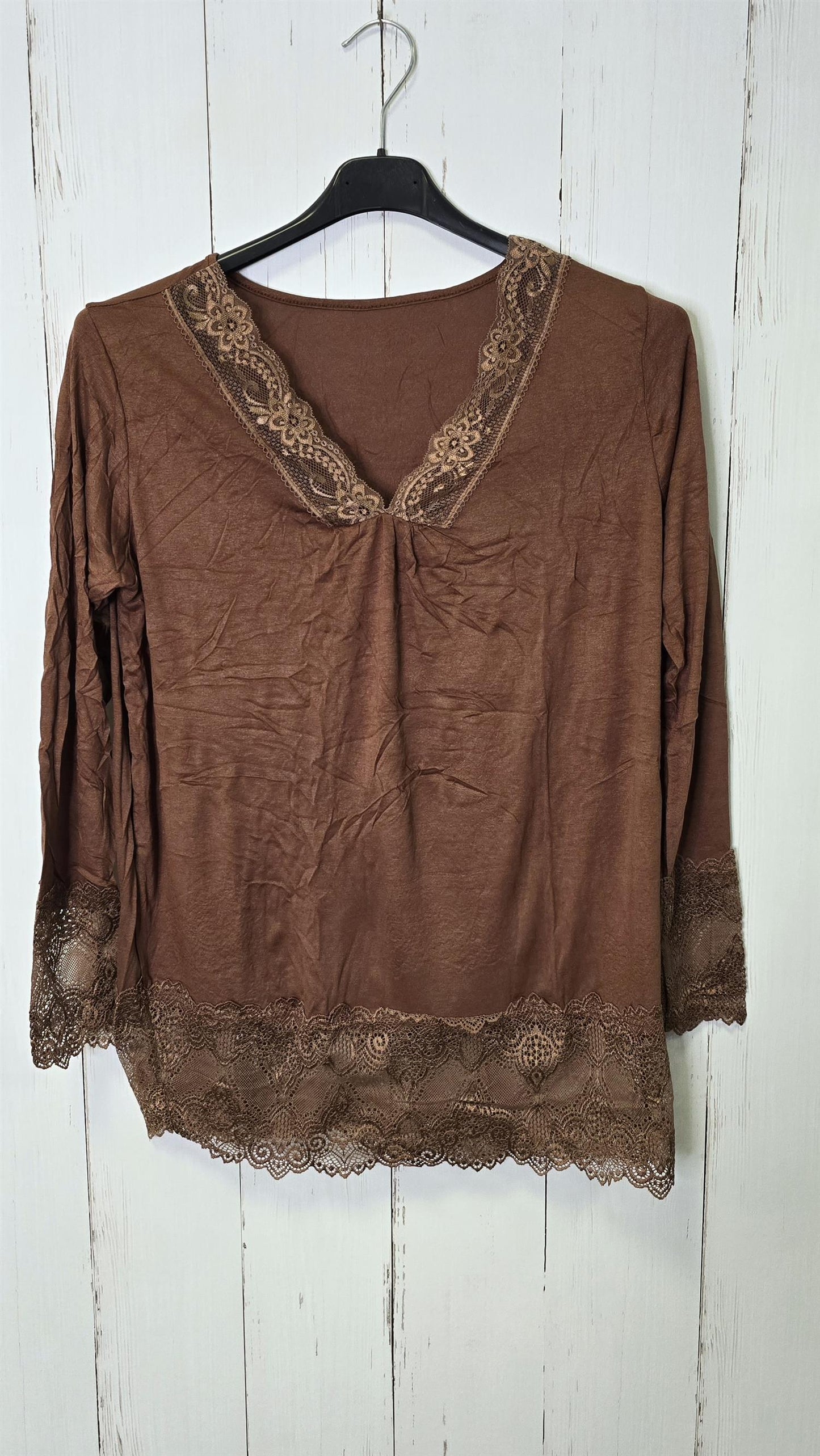 Vendela topp camel