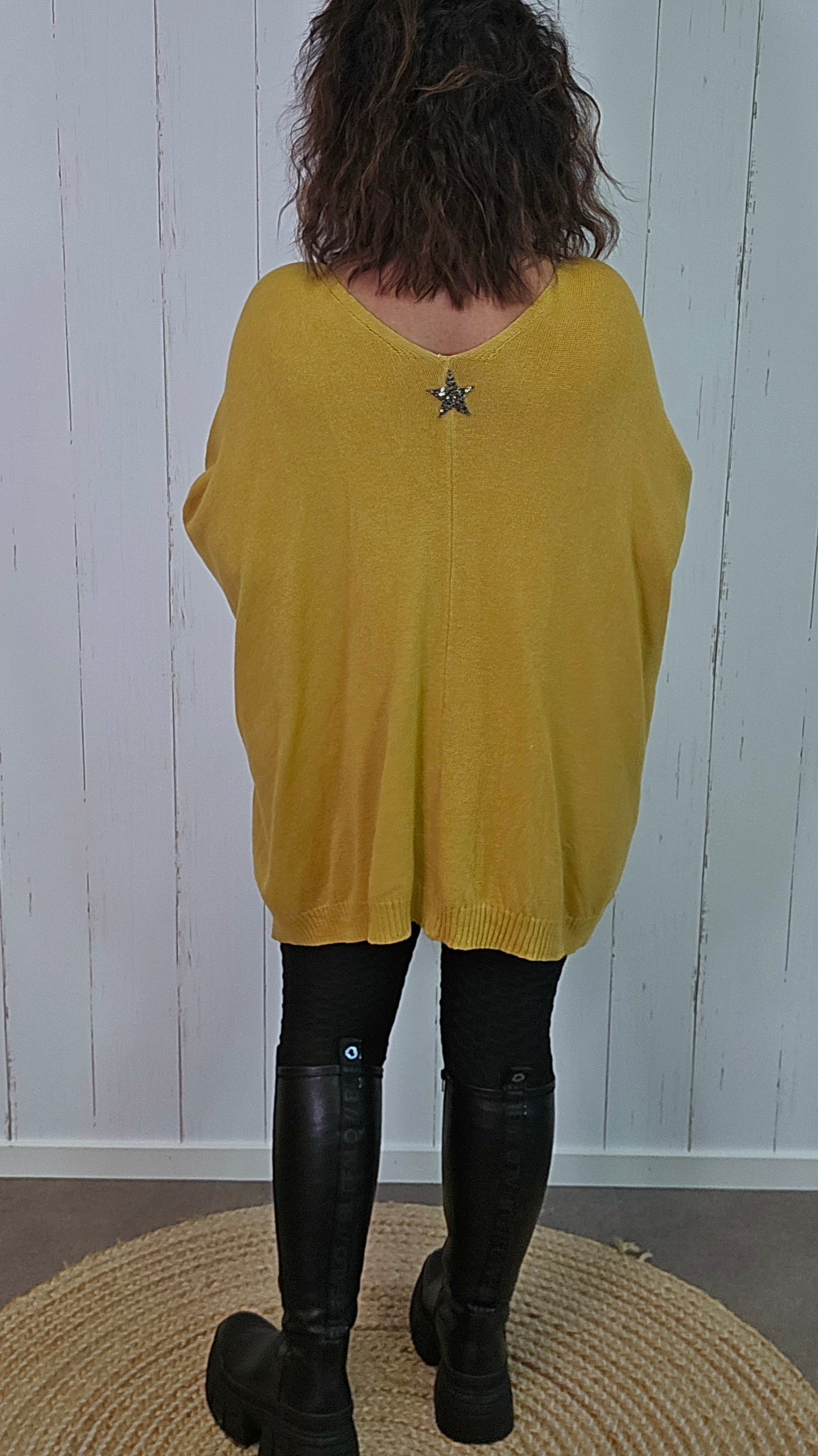 Enya cardigan mustard