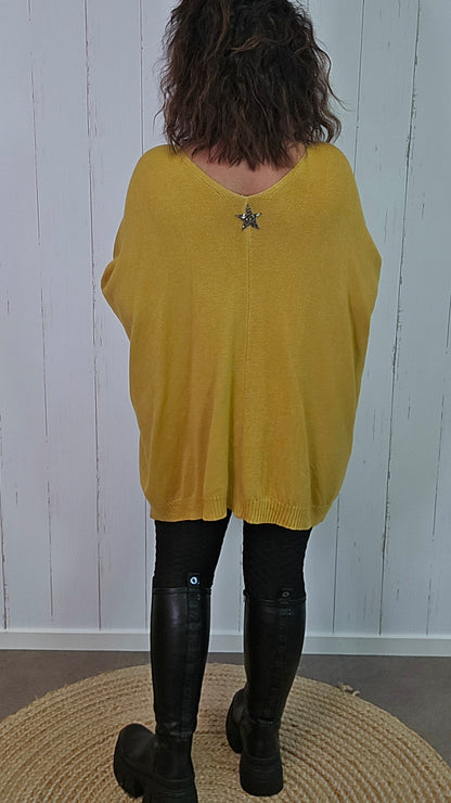 Enya cardigan mustard
