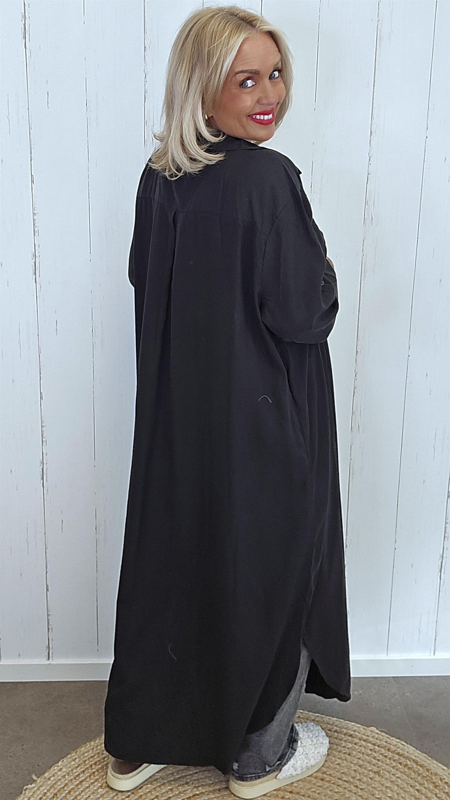 Peggy skjorte kjole svart