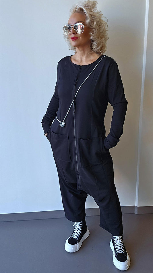 Twopiece jumpsuit svart