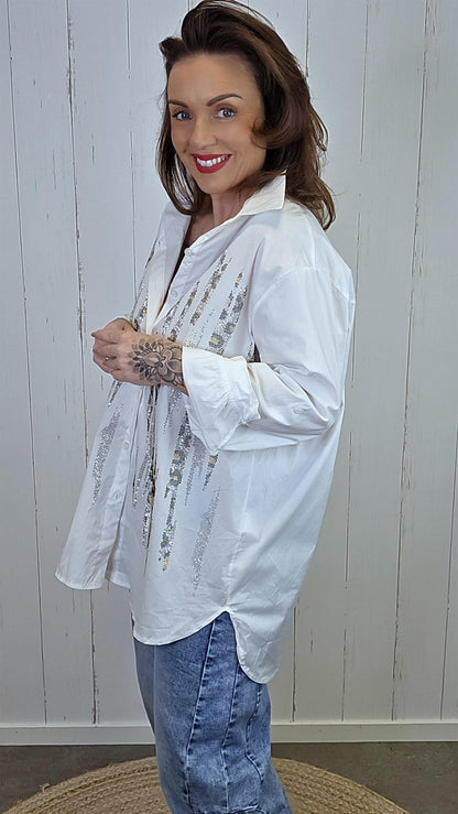 Elisa Paljett Skjorte