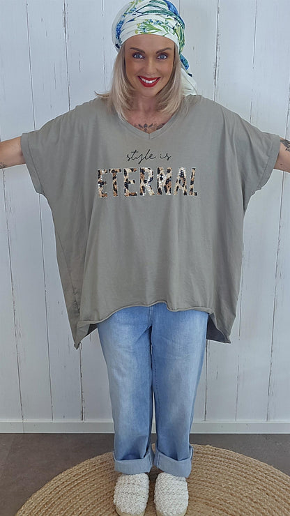 Fanny topp taupe