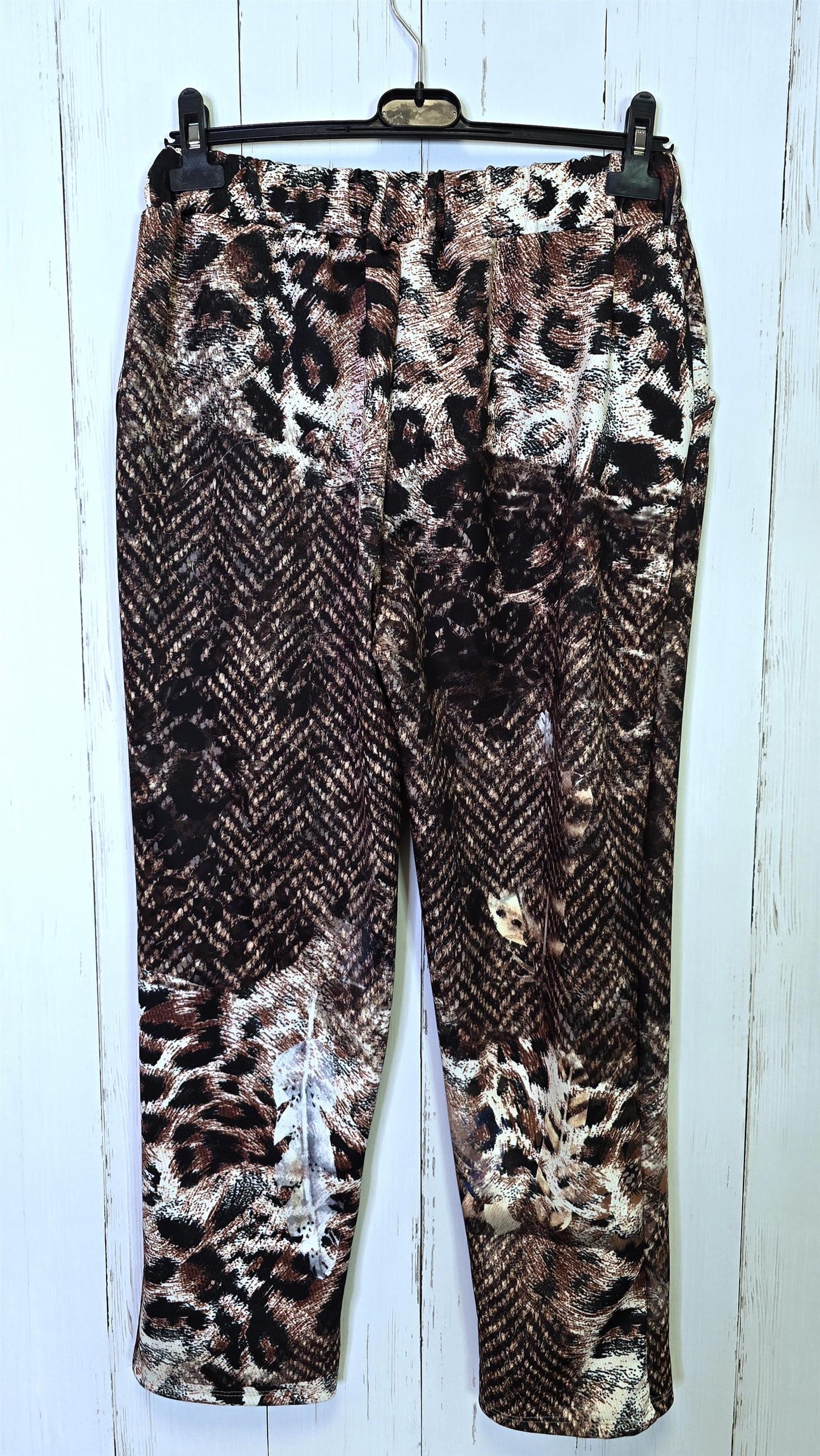 Bukse med kunstnerisk print