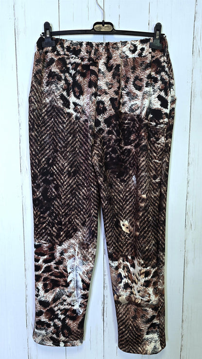 Bukse med kunstnerisk print