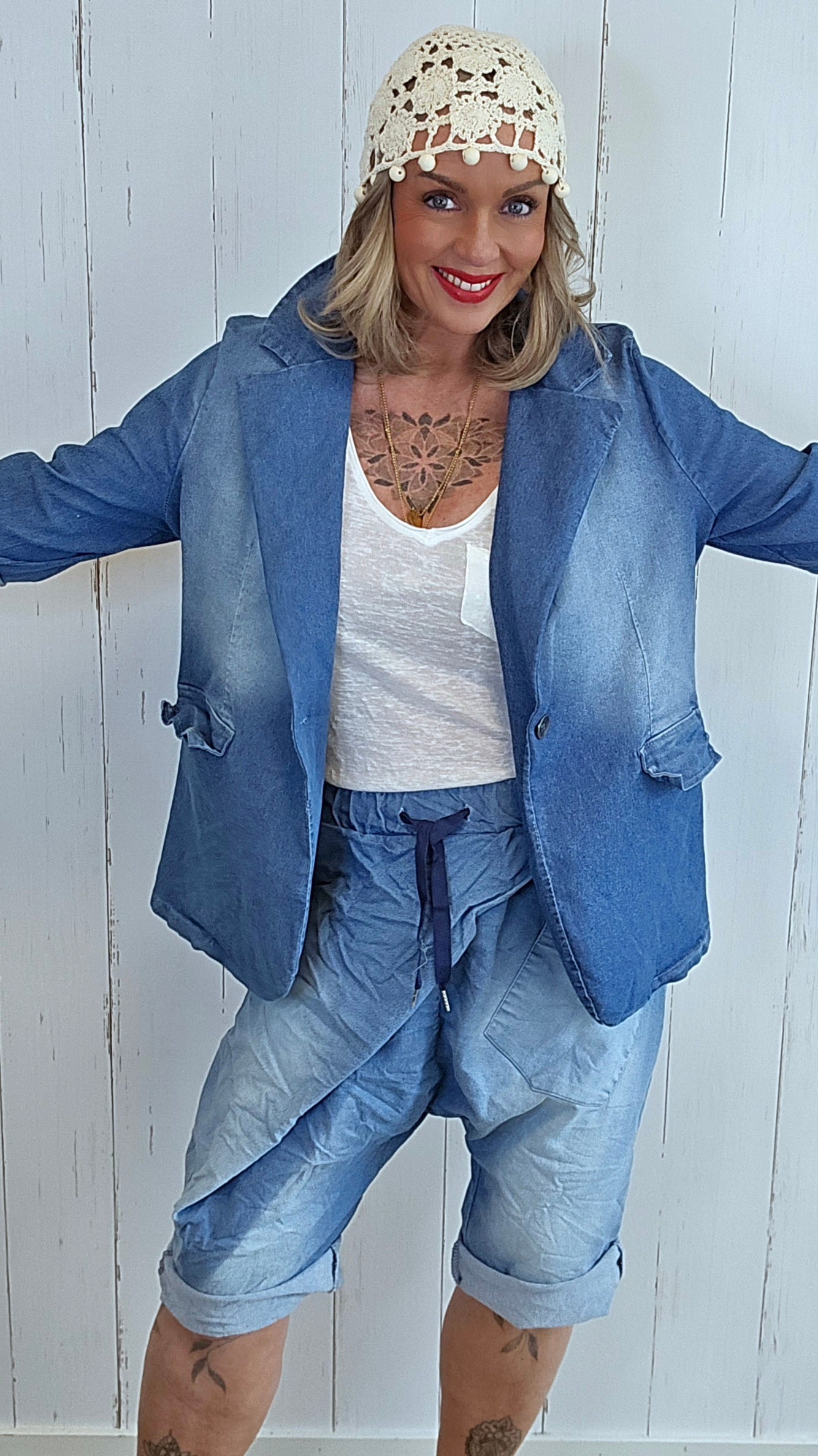 Daisy denimblazer
