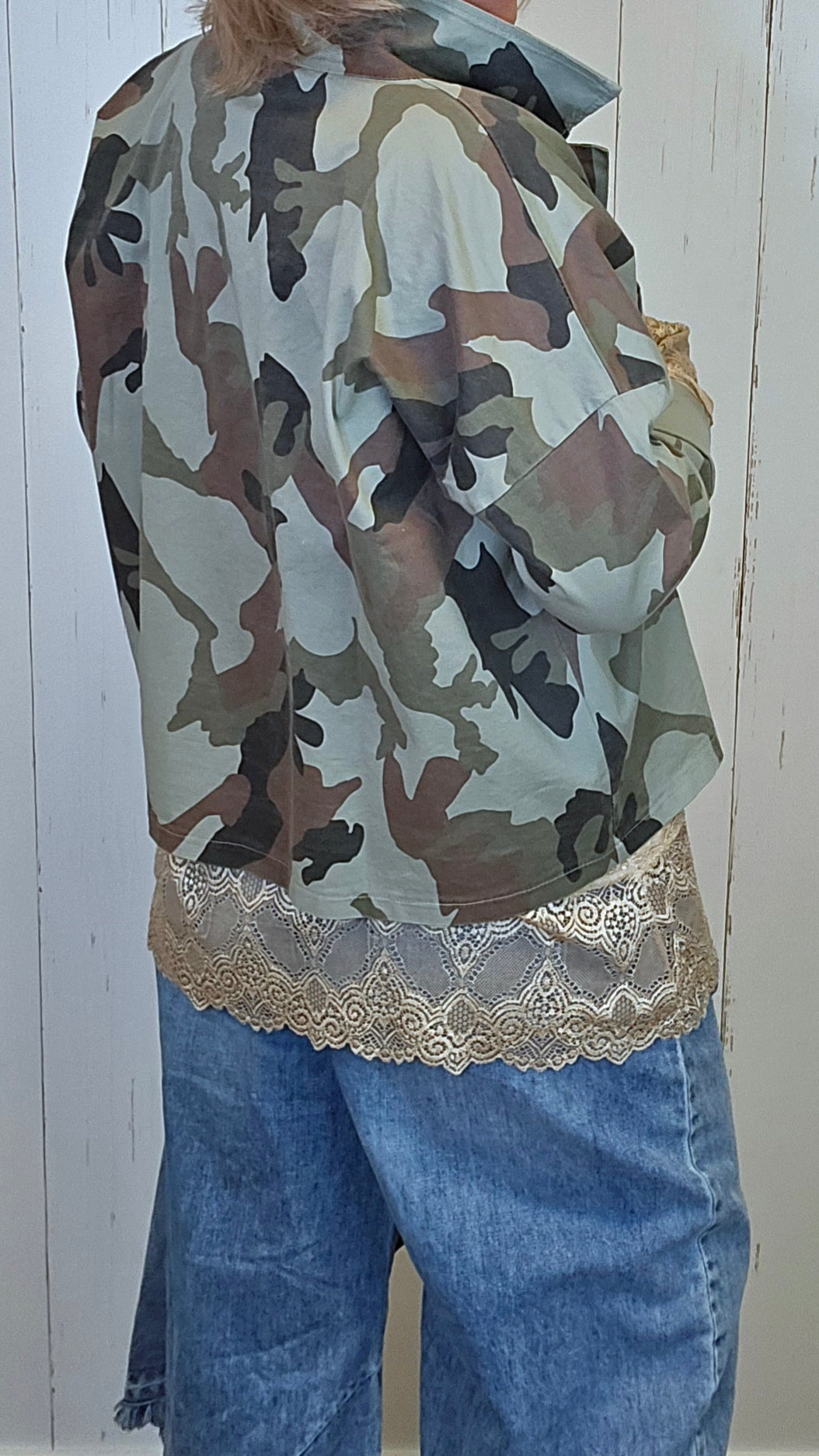 Daily skjorte grønn camo