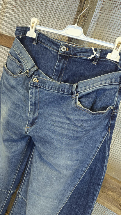 Uma statement barrel-jeans