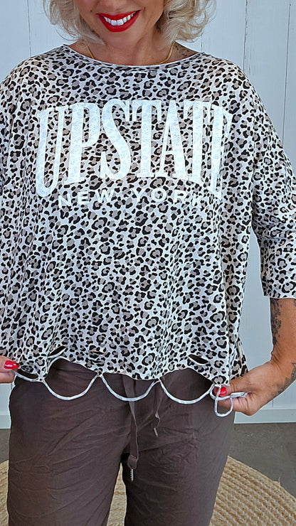 Leo topp beige