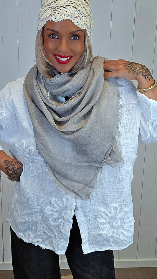 Holia skjerf taupe
